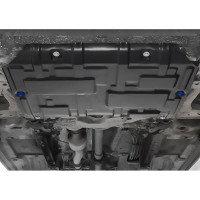 Защита картера и КПП Rival для Haval F7 2019-н.в./F7x 2019-н.в., сталь 1.8 мм, с крепежом, 111.9417.1