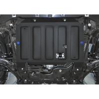 Защита картера и КПП Rival для Haval F7 2019-н.в./F7x 2019-н.в., сталь 1.8 мм, с крепежом, 111.9417.1