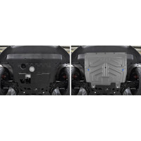 Защита Rival картера и КПП Geely Coolray SX11 20-/Cityray 24-/Belgee X50 23-, 333.1922.1