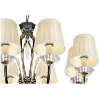 Подвесной светильник iLAMP Charm никель+бежевый P2508-8 nic