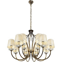 Подвесной светильник iLAMP Charm никель+бежевый P2508-8+4 nic