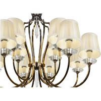 Подвесной светильник iLAMP Charm никель+бежевый P2508-8+4 nic