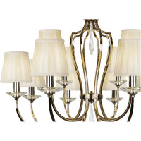 Подвесной светильник iLAMP Charm никель+бежевый P2508-8+4 nic