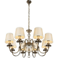 Подвесной светильник iLAMP Armonia никель+бежевый P2510-8 nic