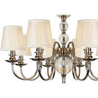 Подвесной светильник iLAMP Armonia никель+бежевый P2510-8 nic