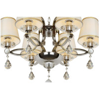 Подвесной светильник iLAMP Cento никель+белый P7505-6 nic