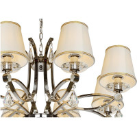 Подвесной светильник iLAMP Cento никель+белый P7505-8 nic