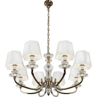 Подвесной светильник iLAMP Holywood никель+белый P9399-8 nic