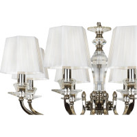 Подвесной светильник iLAMP Holywood никель+белый P9399-8 nic