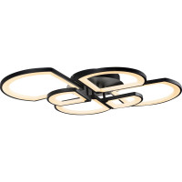 Потолочный светильник iLEDEX River черный 6882/6 BK