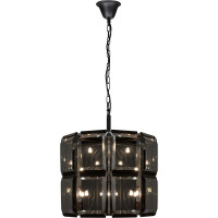 Подвесной светильник iLAMP Panorama черный 10490-5+5P BK