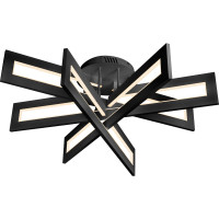 Потолочный светильник iLEDEX Stalker черный 9082-R800-X 128W BK