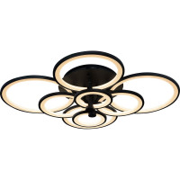 Потолочный светильник iLEDEX Ring черный A001/8 BK