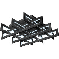 Потолочный светильник iLEDEX Stalker черный 9082-800*800-X 192W BK