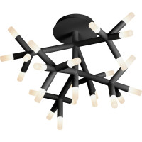 Потолочный светильник iLEDEX Savage черный FS-017-X25 BK