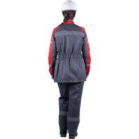 Летний женский костюм ГК Спецобъединение РОУД серый/красный Кос 790/80/158