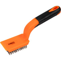 Проволочная щетка NEO Tools нержавеющая проволока, 5х11 рядов 39-051