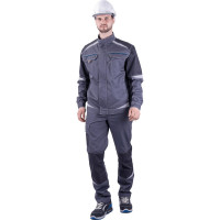 Летняя куртка iForm ТУРБО SAFETY, серая/темно-серая Кур 1603/96/182