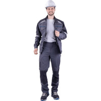 Летняя куртка iForm ТУРБО SAFETY, серая/темно-серая Кур 1603/96/182