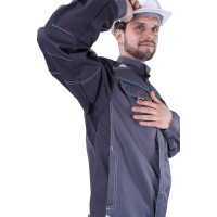 Летняя куртка iForm ТУРБО SAFETY, серая/темно-серая Кур 1603/96/182