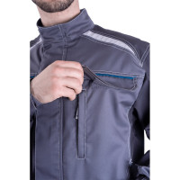 Летняя куртка iForm ТУРБО SAFETY, серая/темно-серая Кур 1603/96/182