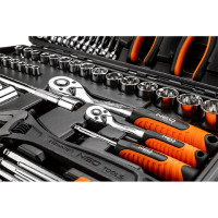 Набор инструментов 143 шт NEO Tools 1/2, 1/4,  08-945
