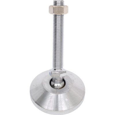 Шарнирная регулируемая опора UnitMC 80хМ16х100 (основание сталь, винт сталь) 400203 80xM16x100