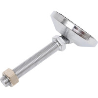 Шарнирная регулируемая опора UnitMC 80хМ16х100 (основание сталь, винт сталь) 400203 80xM16x100