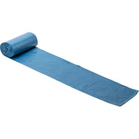 Мешки для мусора синие прочные LAIMA ULTRA (20 шт; 60x70 см; 60 л; 21 мкм; ПВД) ЛАЙМА 607687