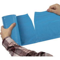 Мешки для мусора синие прочные LAIMA ULTRA (20 шт; 60x70 см; 60 л; 21 мкм; ПВД) ЛАЙМА 607687