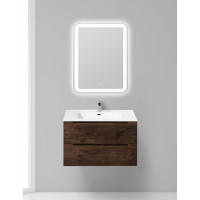 Подвесная база под раковину BelBagno ETNA-800-2C-SO-RW-P Rovere Moro