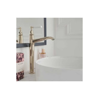 Смеситель для раковины Jacob Delafon высокий, без донного клапана, бежевое золото E24309-BGG 00000086354