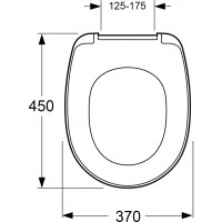 Пластиковая крышка для унитаза Bath Plus розовый KDU05