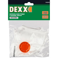 Фильтрующая противоаэрозольная многослойная полумаска с клапаном DEXX FFP1 11102_z01