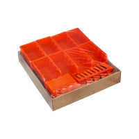 Настенный органайзер с лотками IDEA оранжевый М 2981