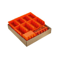 Настенный органайзер с лотками IDEA оранжевый М 2981