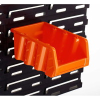 Настенный органайзер с лотками IDEA оранжевый М 2981