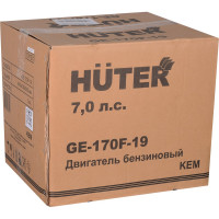 Двигатель бензиновый GE-170F-19 Huter 70/15/1