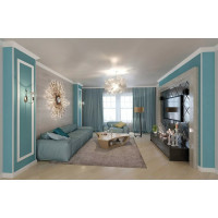 Угол Cosca Decor AX002 18x18 мм, 2000 мм, экополимер СПБ070545