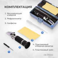Рефрактометр SafeCut DeBever Machining Solutions 0-32 градуса Brix DB-RFC032
