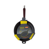 Чугунная сковорода Mallony с деревянной ручкой CIF28-W диаметр 28 см 983005