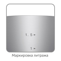 Кастрюля NADOBA DONA со стеклянной крышкой, 18 см/2,3 л, 726113