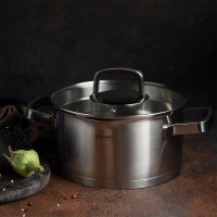 Кастрюля NADOBA DONA со стеклянной крышкой, 18 см/2,3 л, 726113