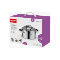 Кастрюля NADOBA DONA со стеклянной крышкой, 18 см/2,3 л, 726113