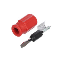 Отвертка ЕРМАК 2 в 1, 6*38мм с мет. фиксатором, 4 цвета 651-975