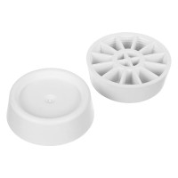 Антивибрационные подставки для стиральных машин и холодильников VETTA 4 шт, резина, d45x20 мм 416-075