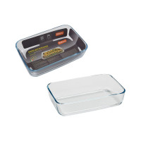 Форма для запекания Mallony CRISTALLINO объем 0,9 л из боросиликатного стекла прямоугольная форма без ручек 005568