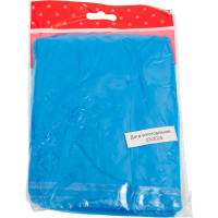 Дождевик-плащ на кнопках Komfi, полиэтилен, голубой, 18 мк, 121838