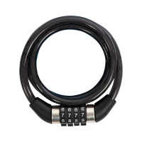 Замок велосипедный кодовый, перекодируемый  PARK 120 см, 8 мм 288160