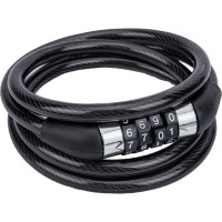 Замок велосипедный кодовый, перекодируемый  PARK 120 см, 8 мм 288160